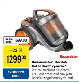 Tesco Hausmeister HM2045 Bezsáčkový vysavač nabídka