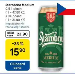 Tesco Starobrno Medium nabídka