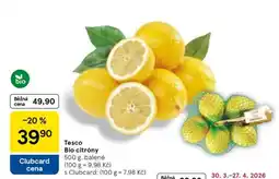 Tesco Tesco Bio Citrony nabídka