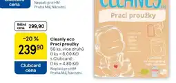 Tesco Cleanly eco Prací proužky nabídka