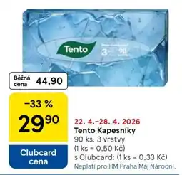 Tesco Tento kapesníky nabídka