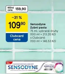 Tesco Sensodyne zubní pasta nabídka