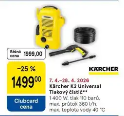 Tesco Kärcher K2 Universal Tlakový čistič nabídka