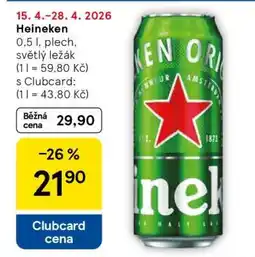 Tesco Heineken nabídka