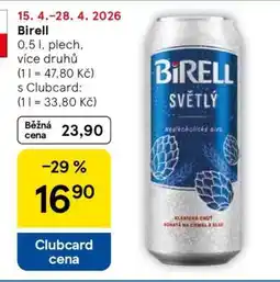 Tesco Birell nabídka