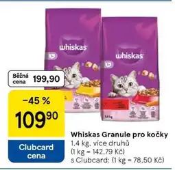 Tesco Whiskas Granule pro kočky nabídka