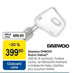 Tesco Daewoo DHM251 Ruční šlehač nabídka