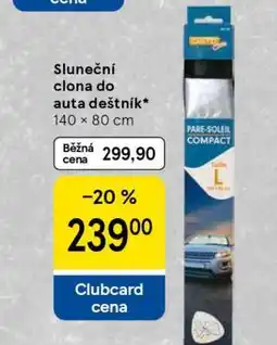 Tesco Sluneční clona do auta deštník nabídka