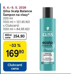 Tesco Gliss Scalp Balance Šampon na vlasy nabídka