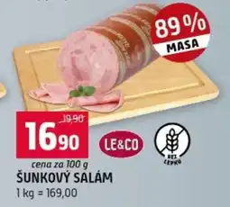 Terno Šunkový salám nabídka