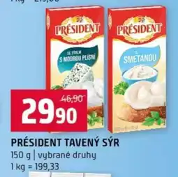 Terno Président tavený sýr nabídka