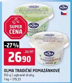 Terno Olma Tradiční pomazánkové nabídka