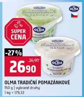 Terno Olma Tradiční pomazánkové nabídka