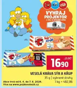 Terno Veselá kráva Sýr a Křup nabídka