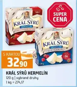 Terno Král Sýrů Hermelín nabídka
