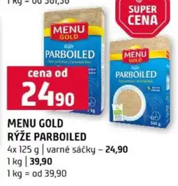 Terno MENU GOLD Rýže parboiled nabídka
