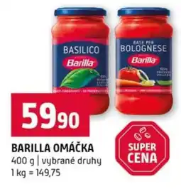 Terno Barilla Omáčka nabídka