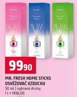 Terno MR. FRESH HOME STICKS OSVĚŽOVAČ VZDUCHU nabídka