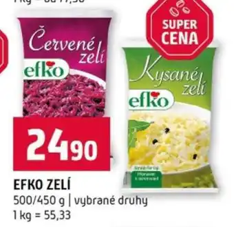 Terno Efko Zelí nabídka