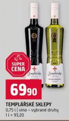 Terno Templářské sklepy nabídka