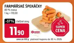 Terno Farmářské špekáčky nabídka
