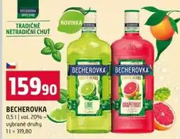 Terno Becherovka nabídka
