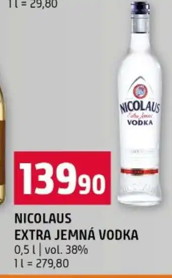 Terno NICOLAUS EXTRA JEMNÁ VODKA nabídka