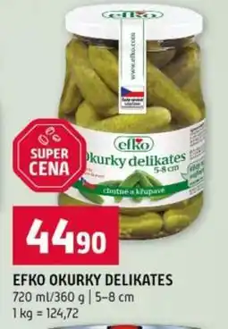 Terno efko Okurky delikates nabídka