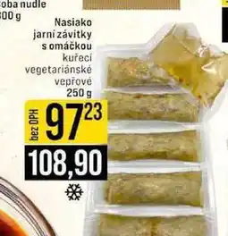 Jip Nasiako jarní závitky s omáčkou kuřecí vegetariánské vepřové nabídka