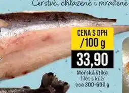 Jip Mořská štika filet s kuži cca 300-600 g 100g nabídka