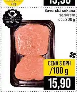 Jip Bavorská sekaná se sýrem cca 200 g 100g nabídka