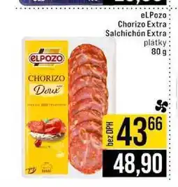 Jip eLPozo Chorizo Extra Salchichón Extra platky nabídka