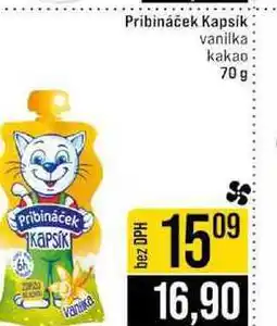 Jip Pribináček Kapsik vanilka kakao nabídka