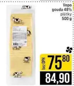 Jip Vepo gouda 48% plátky nabídka