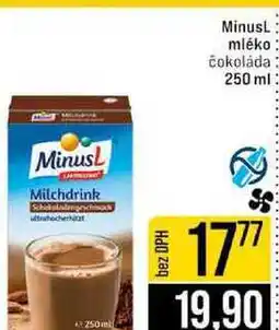 Jip MinusL mléko čokoláda nabídka