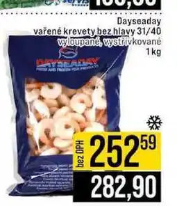Jip Dayseaday vařené krevety bez hlavy 31/40 vyloupané, vystřivkované nabídka