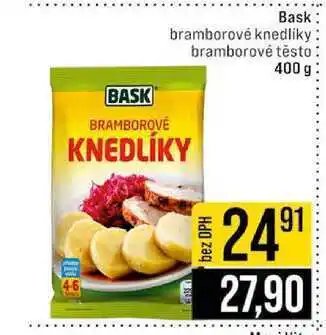 Jip Bask bramborové knedlíky bramborové těsto nabídka