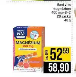 Jip Maxi Vita magnézium 400 mg+B+C 20 sáčků 40 g nabídka