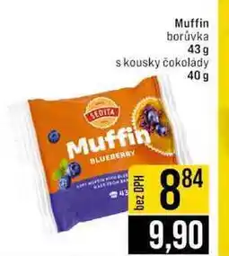 Jip Muffin borůvka 43 g s kousky čokolády 40g nabídka