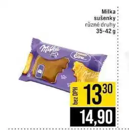 Jip Milka sušenky různé druhy nabídka