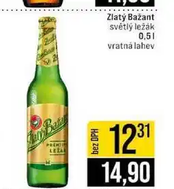 Jip Zlatý Bažant světlý ležák nabídka