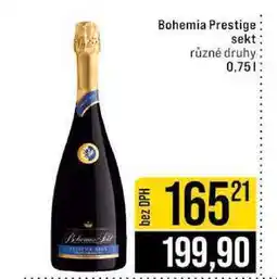 Jip Bohemia Prestige sekt různé druhy nabídka