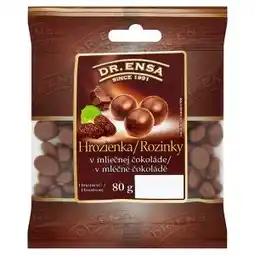 Penny Market Dr. Ensa Rozinky v mléčné čokoládě 80g nabídka