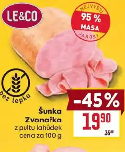 Billa Šunka Zvonařka nabídka