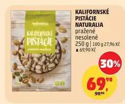 Penny Market KALIFORNSKÉ PISTÁCIE NATURALIA pražené nesolené nabídka