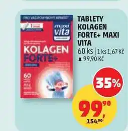 Penny Market TABLETY KOLAGEN FORTE+ MAXI VITA, 60 ks nabídka