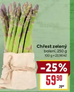 Billa Chřest zelený nabídka