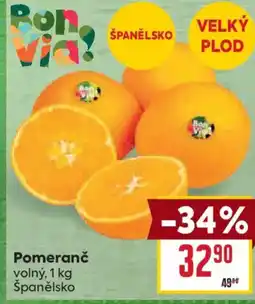 Billa Pomeranč nabídka