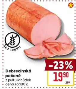 Billa Debrecínská pečeně nabídka