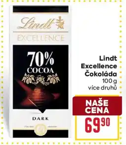 Billa Lindt Excellence Čokoláda nabídka